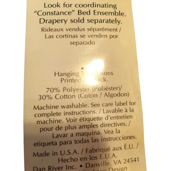 NWT Dan River Floral 90s Balloon Valance 36"x 48" - Picture 4 of 5